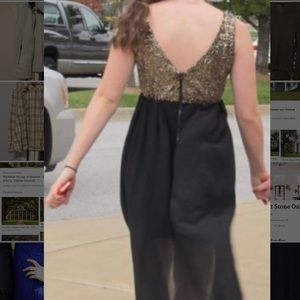 High/low formal dress